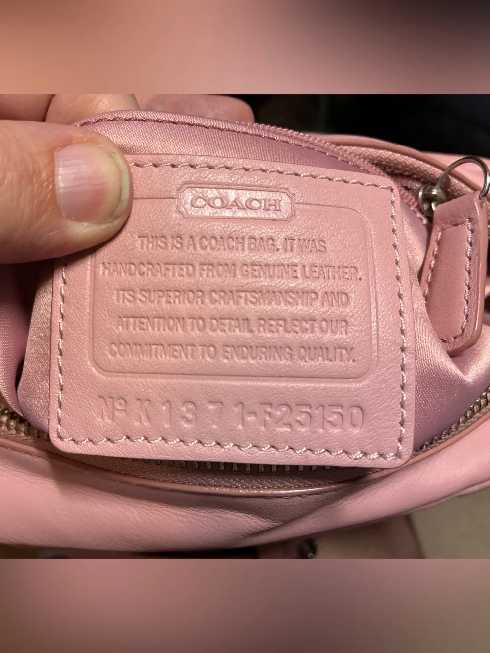 Coach Campbell Leather Camera Bag